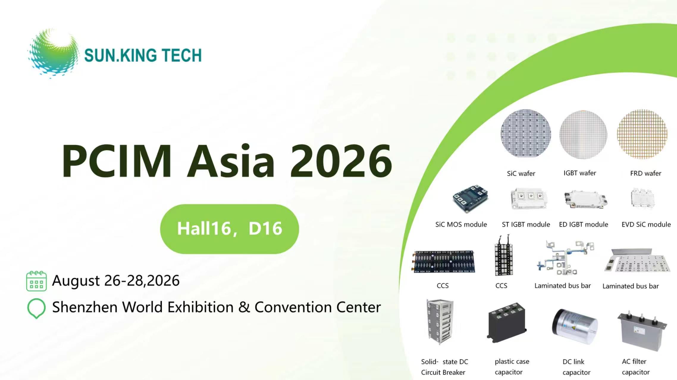 Sun.King Tech to Showcase Data Center Power Solutions at PCIM Asia 2026