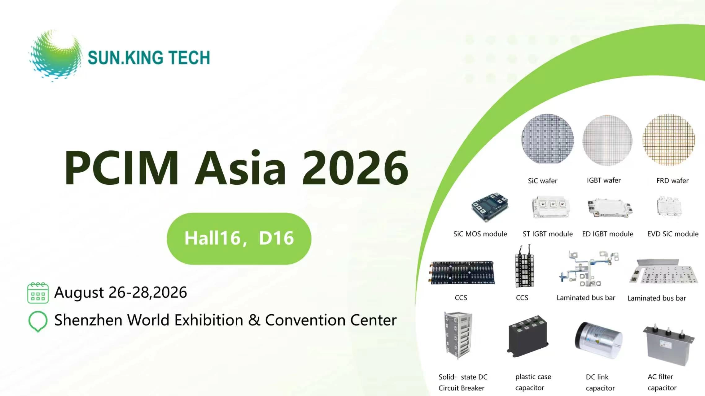 Sun.King Tech to Showcase Data Center Power Solutions at PCIM Asia 2026